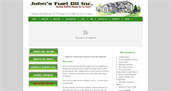 Desktop Screenshot of johnsfueloil.com