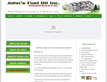 Tablet Screenshot of johnsfueloil.com